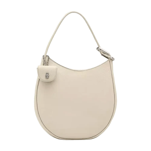 Marc Jacobs Leather Dual Large Hobo Bag Cloud White
