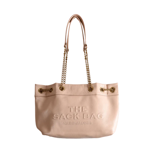 Marc Jacobs The Leather Chain Sack Bag Rose
