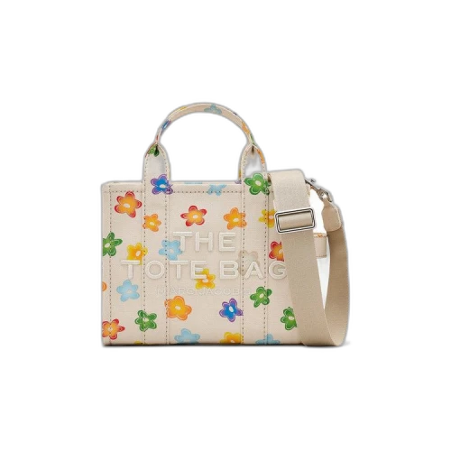 Marc Jacobs Wild Daisy Canvas Small Tote White Multi