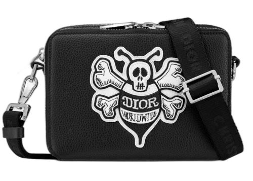 Dior And Shawn Pouch with Strap Black