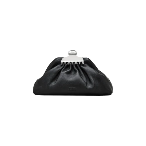 Marc Jacobs The Small Claw Clip Clutch Bag Black