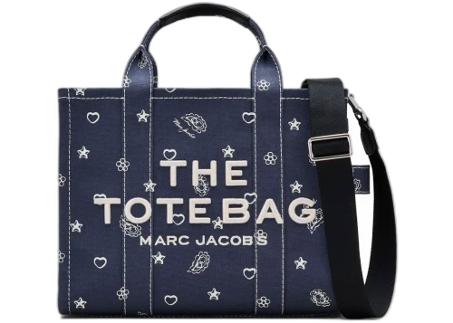 Marc Jacobs The Medium Tote Bag Navy Mutlii