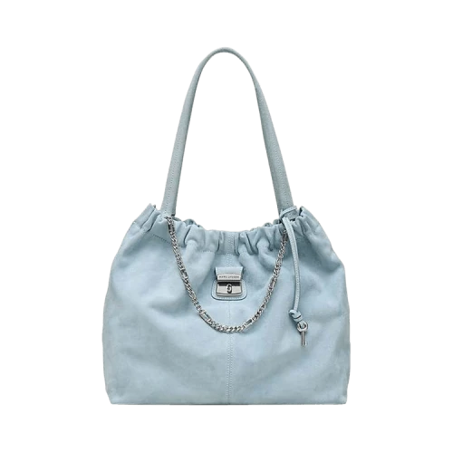 Marc Jacobs Suede Cristina Tote Bag Blueist