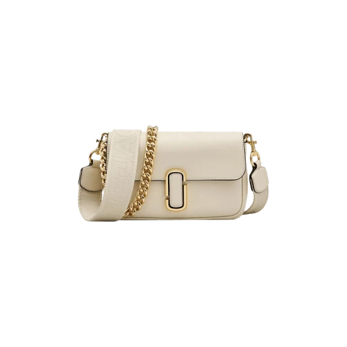 Marc Jacobs Leather J Marc Shoulder Bag Cloud White