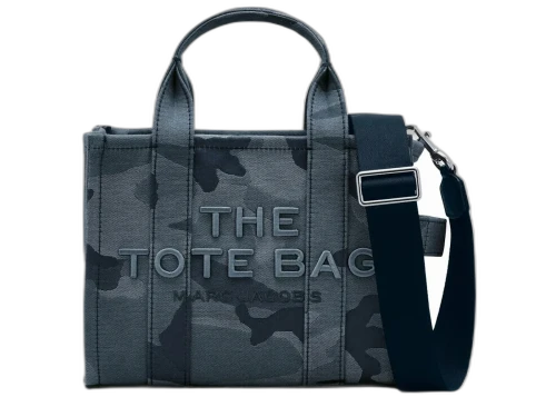 Marc Jacobs The Small Camo Jacquard Tote Bag Blue Multi