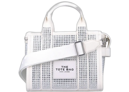 Marc Jacobs The Small Tote Crystal White