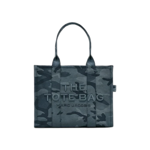 Marc Jacobs The Camo Jacquard Large Tote Bag Blue Multi