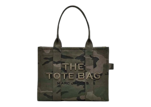 Marc Jacobs The Camo Jacquard Large Tote Bag Green
