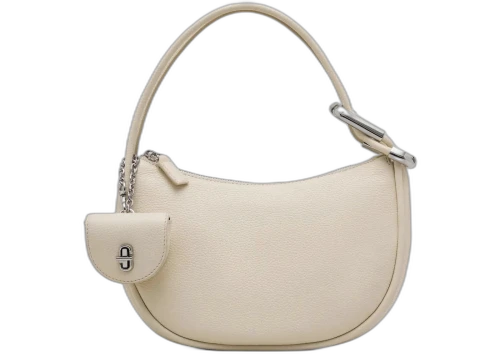 Marc Jacobs The Hobo Leather Dual Bag Cotton White