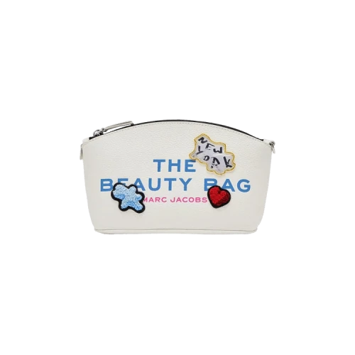 Marc Jacobs The Sticker Patch Beauty Bag White Multi
