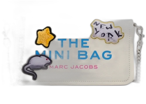 Marc Jacobs Sticker Patches Leather The It Mini Bag White Multi