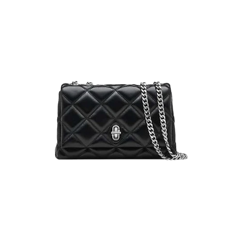 Marc Jacobs Slim Dual Chain Shoulder Bag Black