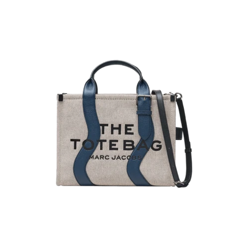 Marc Jacobs Wavy Canvas Medium Tote Bag Cotton