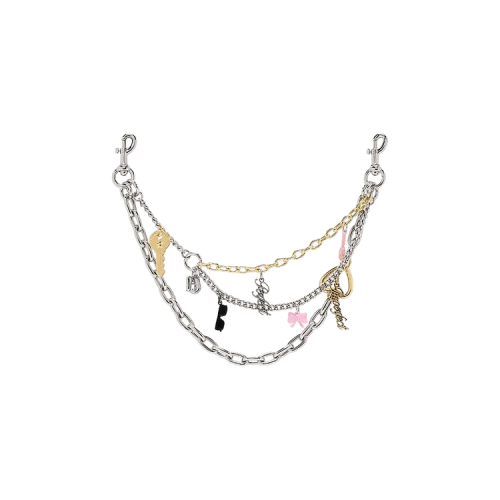 Marc Jacobs Perfect Imperfect Charm Chain Strap Bag Nickel