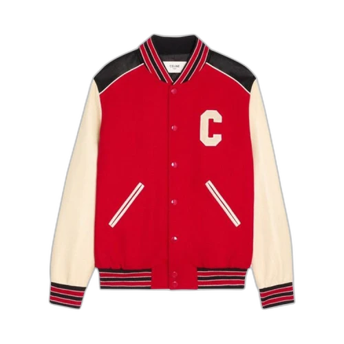 CELINE Oversized Teddy Jacket 'Red'