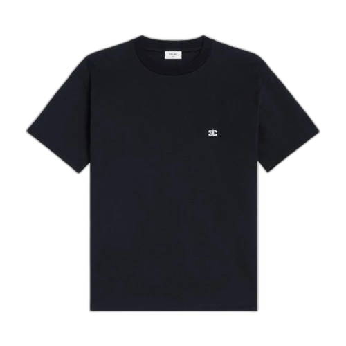CELINE Triomphe Short-Sleeve T-Shirt 'Black/White'
