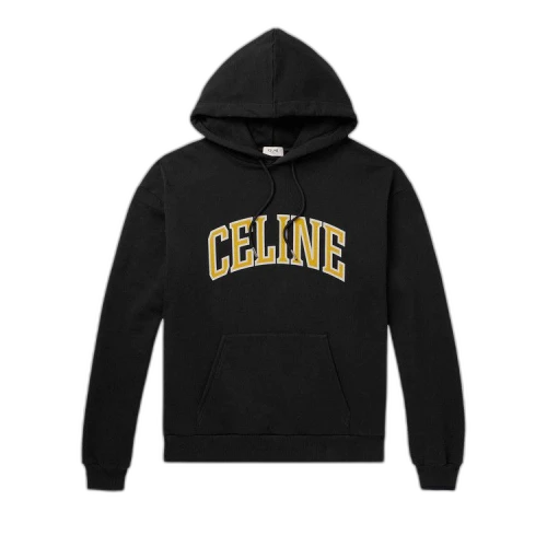 CELINE Hoodie Loose Celine 'Black/Citron'