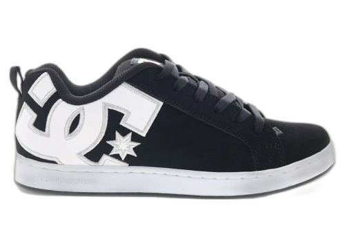 DC Court Graffik Black White Stencil (Women's)