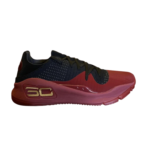 Under Armour Curry 4 Low TB 'Black Red Gold' Sample
