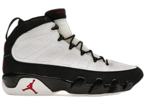 Jordan 9 Retro White Black Red (2002)