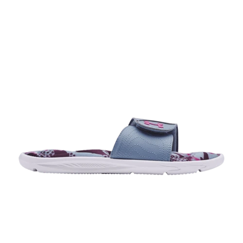 Under Armour Ignite 6 Graphic Footbed Slide 'White Washed Blue' (Women's)