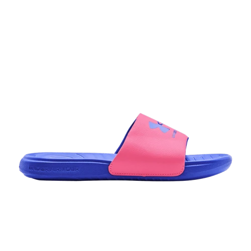Under Armour Ansa Fixed Slides 'Pink Punk Versa Blue' (Women's)