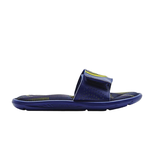 Under Armour Ignite 6 Graphic Footbed Slide GS 'Bauhaus Blue'