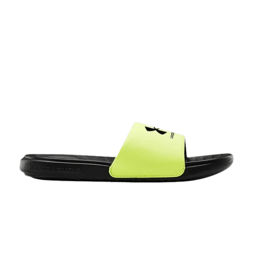 Under Armour Ansa Fixed Slide GS 'Black Neon Green'