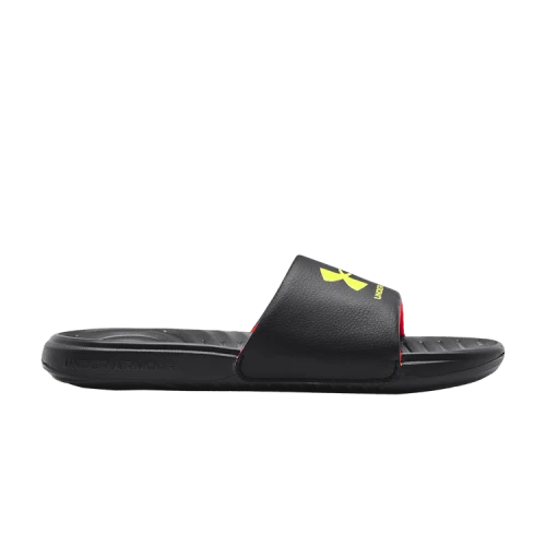 Under Armour Ansa Fixed Slide GS 'Black Yellow Ray'