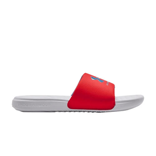 Under Armour Ansa Fixed Slides GS 'Bolt Red White'