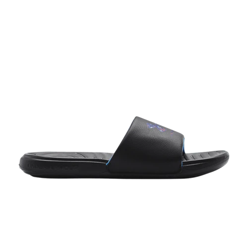 Under Armour Ansa Graphic Logo Slide 'Black Water'