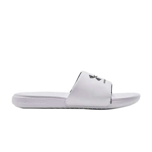 Under Armour Ansa Graphic Logo Slide 'White Black'