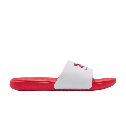 Under Armour Ansa Graphic Logo Slide 'White Red'