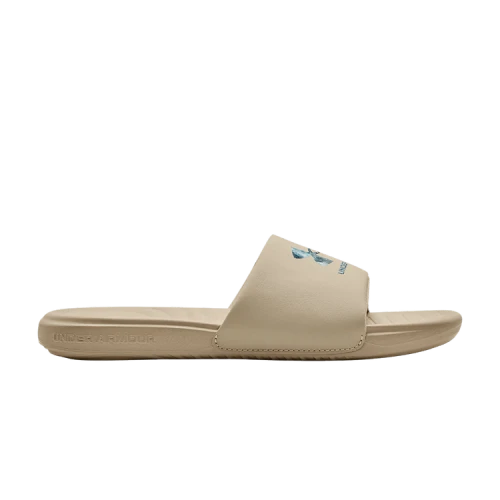 Under Armour Ansa Graphic Logo Slide 'Khaki Base White'