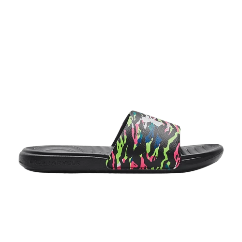 Under Armour Ansa Graphic Slide GS 'Black Neptune'