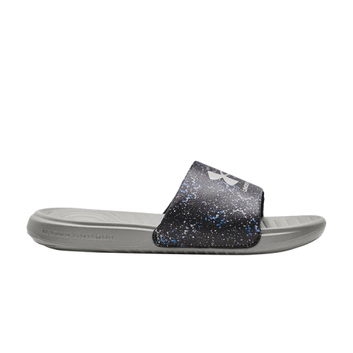 Under Armour Ansa Graphic Slide GS 'Black Tin Speckled'