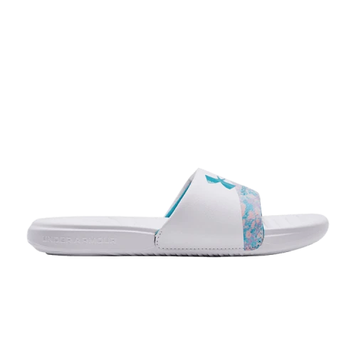 Under Armour Ansa Graphic Slide GS 'White Opal Blue'
