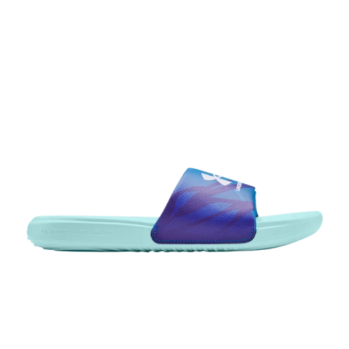 Under Armour Ansa Graphic Slide GS 'Breeze Crest Blue'