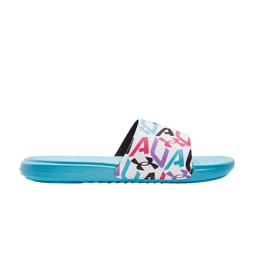 Under Armour Ansa Graphic Slide GS 'Fresco Blue White'