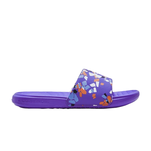 Under Armour Ansa Graphic Slide GS 'Confetti Brush'