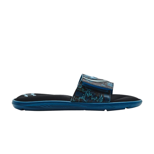 Under Armour Ignite 6 Graphic Strap Slide 'Cruise Blue Camo'