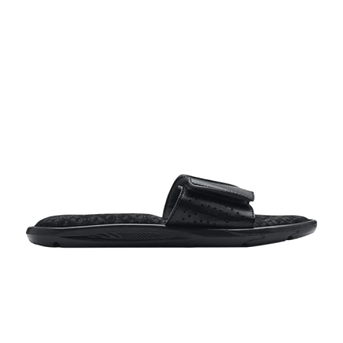 Under Armour Ignite 6 Graphic Strap Slide 'Black Pitch Grey'