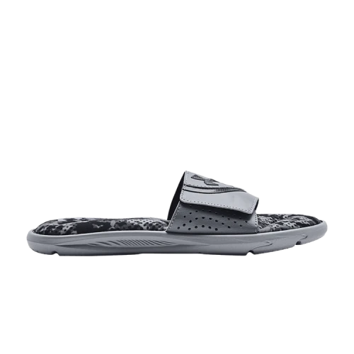 Under Armour Ignite 6 Graphic Strap Slide 'Steel Black'