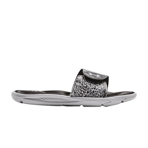 Under Armour Ignite 6 Graphic Strap Slide 'Halo Grey' (Women's)