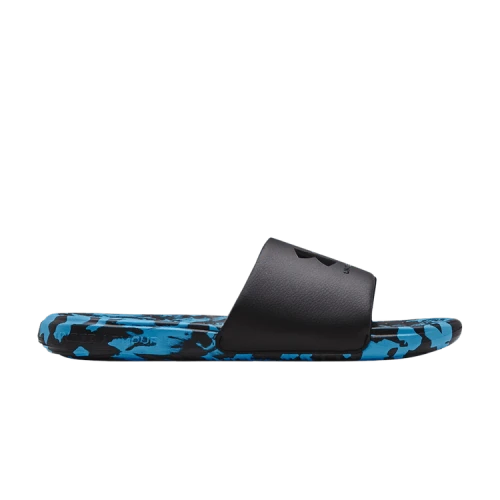 Under Armour Ansa Regrind Slide 'Black Radar Blue Camo'
