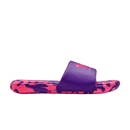 Under Armour Ansa Regrind Slide GS 'Purple Zest Camo'