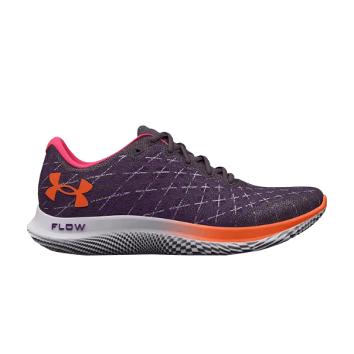 Under Armour Flow Velociti Wind 2 Tux Purple Pink Shock Orange (Women's)