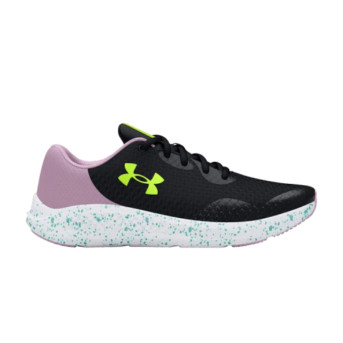 (GS) Under Armour Charged Pursuit 3 'Black Purple Ace'