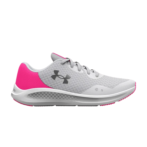 Under Armour Charged Pursuit 3 GS 'Halo Grey Electro Pink'