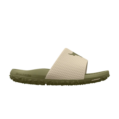 Under Armour Project Rock Slide 'Khaki Base Thyme'